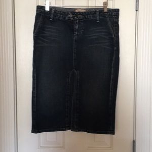 Paige Denim skirt w/ slit in front